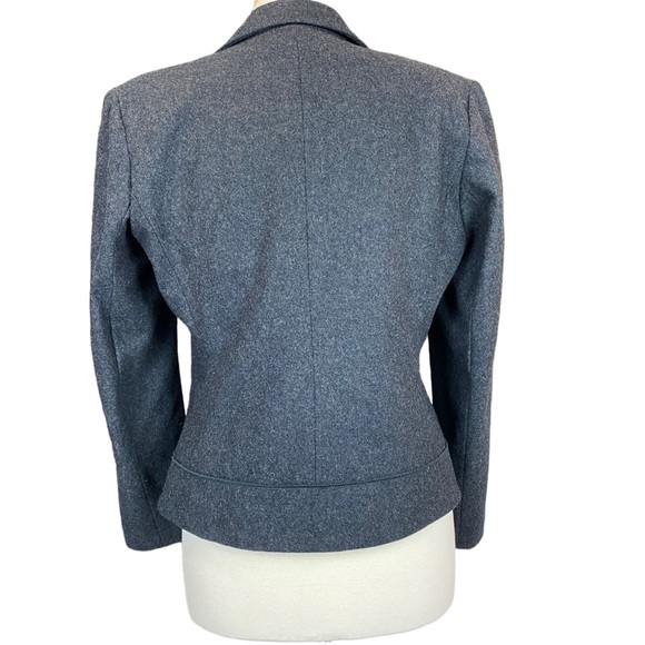 🌟🌟Host Pick✨✨HARVE BENARD Petite Long Sleeve Wool Blend Blazer Jacket Size 10 - Picture 4 of 7